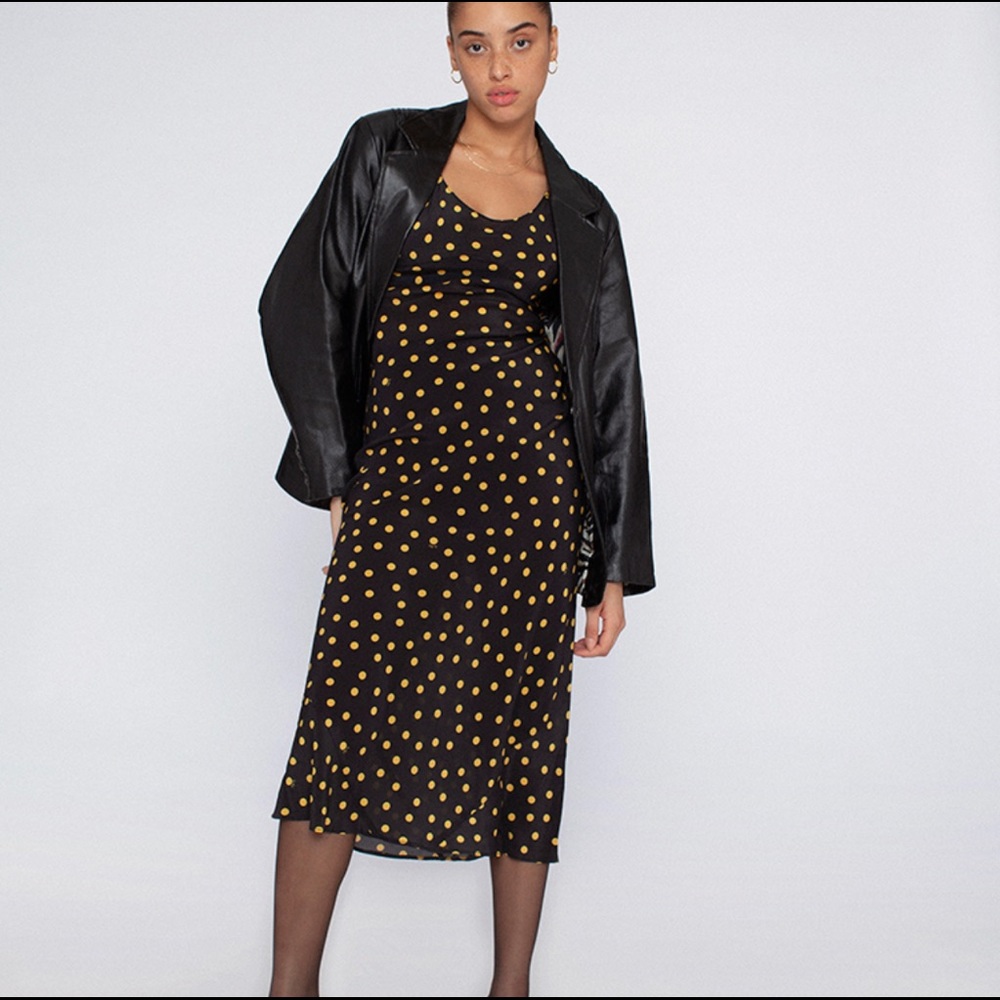 Realisation Par The Iggy Dress - Yellow polka dot